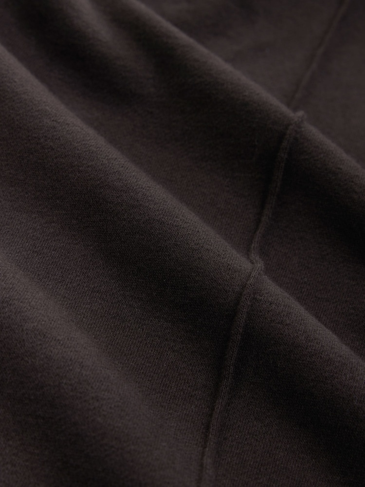 self. Chocolate Brown Wide Leg Joggers - Image 8 of 8