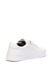 Hotter White Standard Fit Leonie Slip On Zip Cupsole Shoes - Image 3 of 4