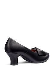 Hotter Black Standard Fit Donna Slip On Formal Shoes - Image 3 of 4