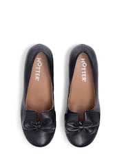 Hotter Black Standard Fit Donna Slip On Formal Shoes - Image 4 of 4