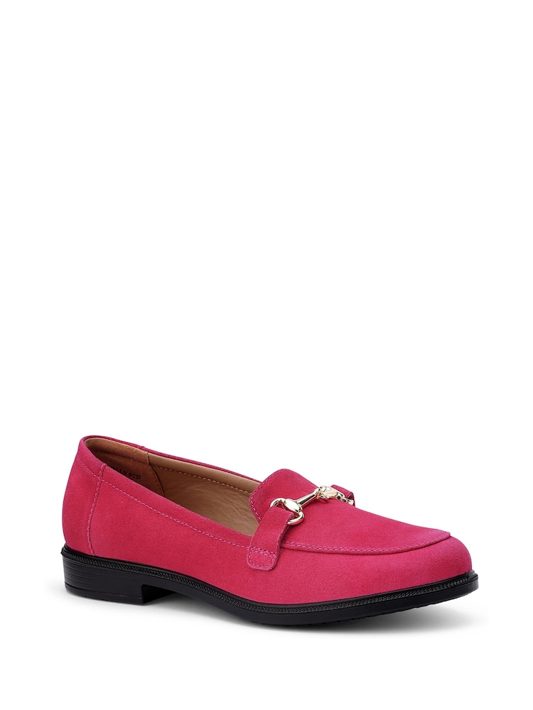 Hotter Pink Standard Fit Clovelly Slip On Mocs & Loafers - Image 2 of 4