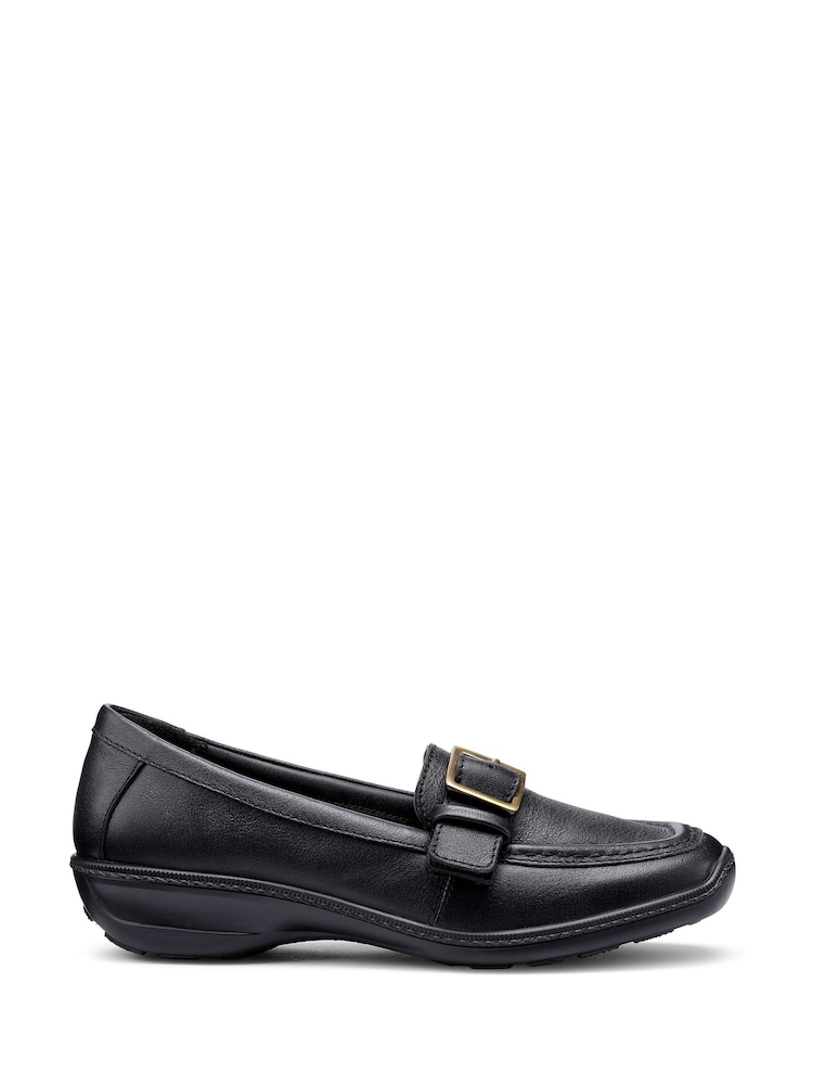 Hotter Black Standard Fit Opal Slip On Full Shoes - Image 1 of 4