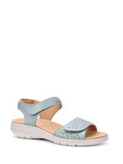 Hotter Green Wide Fit Leah II Touch-Fastening Casual Sandals - Image 2 of 4