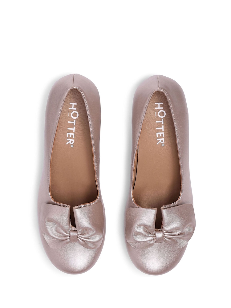 Hotter Metallic Donna Slip On Formal Shoes - Image 4 of 4 Hotter Metallic Donna Slip On Formal Shoes - Image 4 of 4