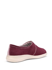 Hotter Red Wrap Touch Fastening Slippers - Image 2 of 3