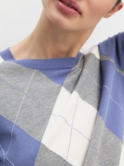 Emme Marella Blue Emmcarabo Jumper - Image 3 of 6