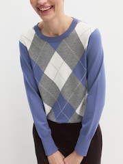 Emme Marella Blue Emmcarabo Jumper - Image 4 of 6