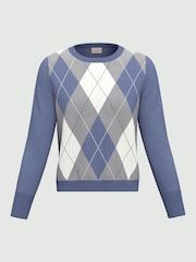 Emme Marella Blue Emmcarabo Jumper - Image 6 of 6