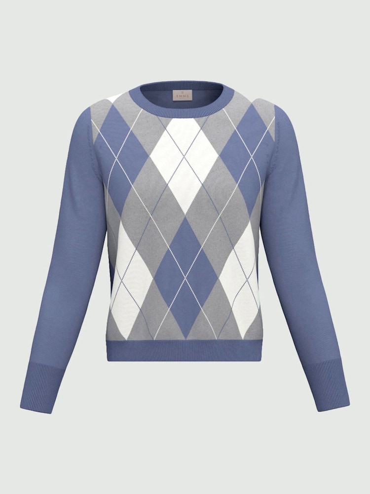 Emme Marella Blue Emmcarabo Jumper - Image 6 of 6