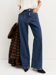 Emme Marella Blue Emmwideflare Jeans - Image 1 of 5