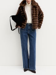 Emme Marella Blue Emmwideflare Jeans - Image 4 of 5