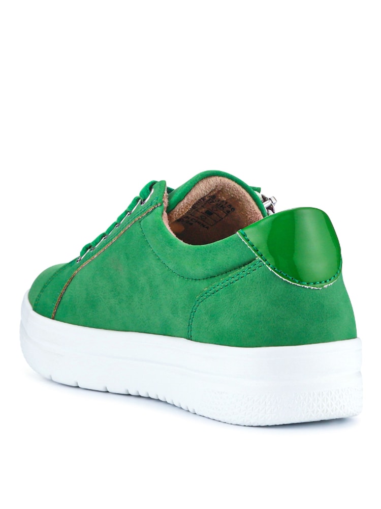 Pavers Green Chunky Platform Trainers - Image 2 of 5