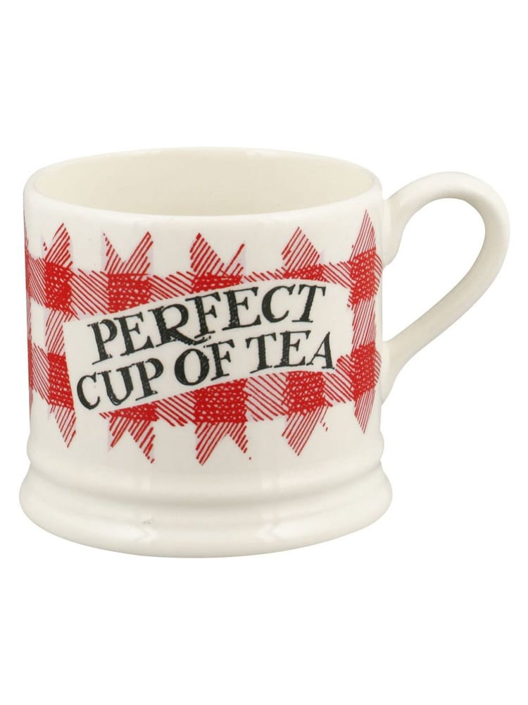 Emma Bridgewater Cream Small Gingham Mug - Image 1 of 4 Emma Bridgewater Cream Small Gingham Mug - Image 1 of 4