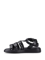 Hush Puppies Black Charmaine Stud Gladiator Sandals - Image 4 of 5
