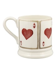 Emma Bridgewater Cream Ace Of Hearts 1/2 Pint Mug - Image 4 of 5