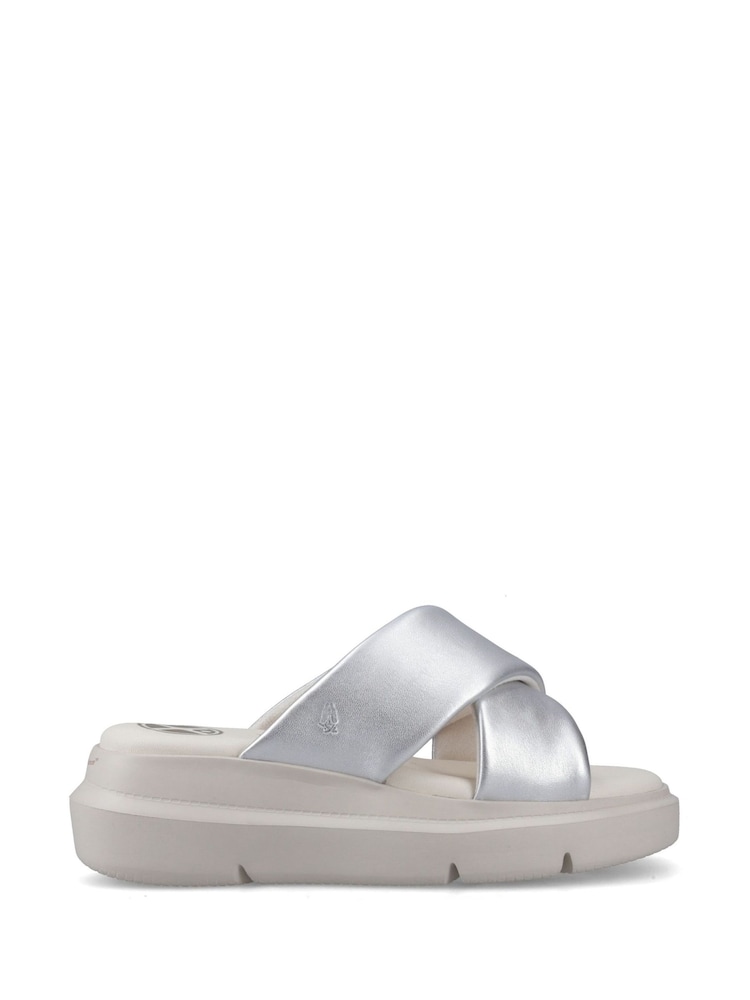 Hush Puppies Silver Uplift Crossover Sandals - Image 2 of 5