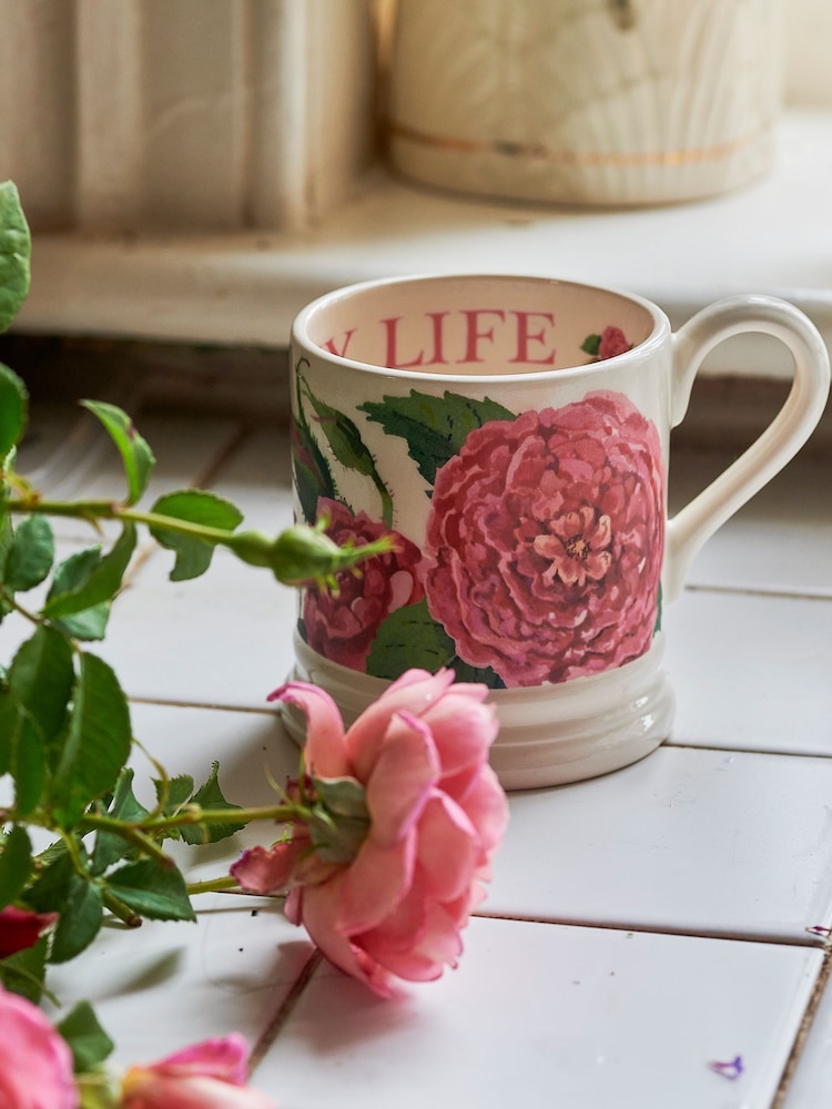 Emma Bridgewater Emma's Rose 1/2 Pint Mug - Image 1 of 5