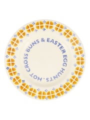 Emma Bridgewater Cream Hot Cross Buns Medium Dinner Plate, 8.5 Inch - Image 2 of 3