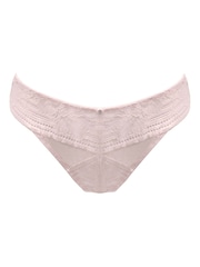 Pour Moi Pink Thong Taylor Lace Knickers - Image 3 of 4