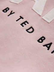 Baker by Ted Baker 粉色泡泡边 Logo 贴花连帽衫 - 12的图像10｝