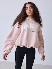 Baker by Ted Baker 粉色泡泡边 Logo 贴花连帽衫 - 12的图像2｝