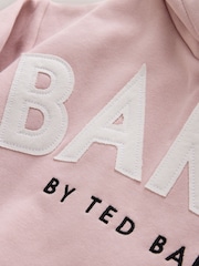 Baker by Ted Baker 粉色泡泡边 Logo 贴花连帽衫 - 12的图像8｝