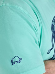 Raging Bull Green High Build Geo T-Shirt - Image 4 of 4