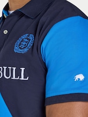 Raging Bull Diagonal Stripe Jersey Polo Shirt - სურათი 4 5-დან