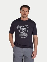 Raging Bull Black Motorcycle Club T-Shirt - Image 1 of 4