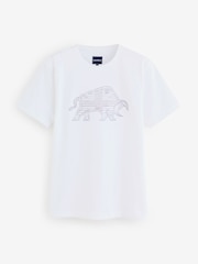 Raging Bull White Slash Bull T-Shirt - Image 1 of 1