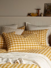 Secret Linen Store Gilbert Gingham Brushed 100% Cotton Duvet Cover - 画像 2 / 6
