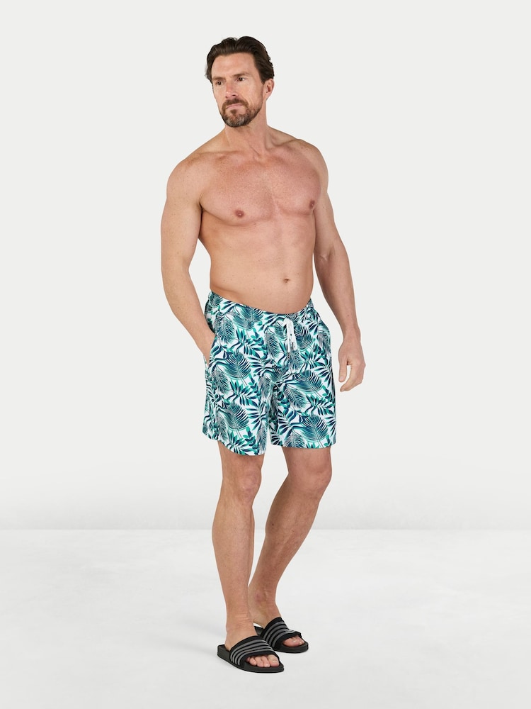 Raging Bull Hawaiian Patterned Swim Shorts - 画像 2 / 4