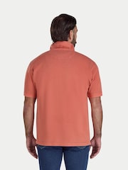Raging Bull Orange Garment Dyed Polo Shirt - Image 2 of 4