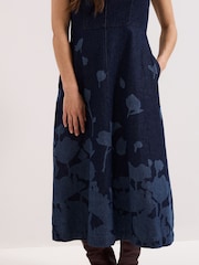 Phase Eight Blue Juliette Denim Dress - Image 5 of 7