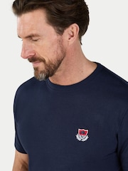 Raging Bull Blue Crest T-Shirt - Image 4 of 4