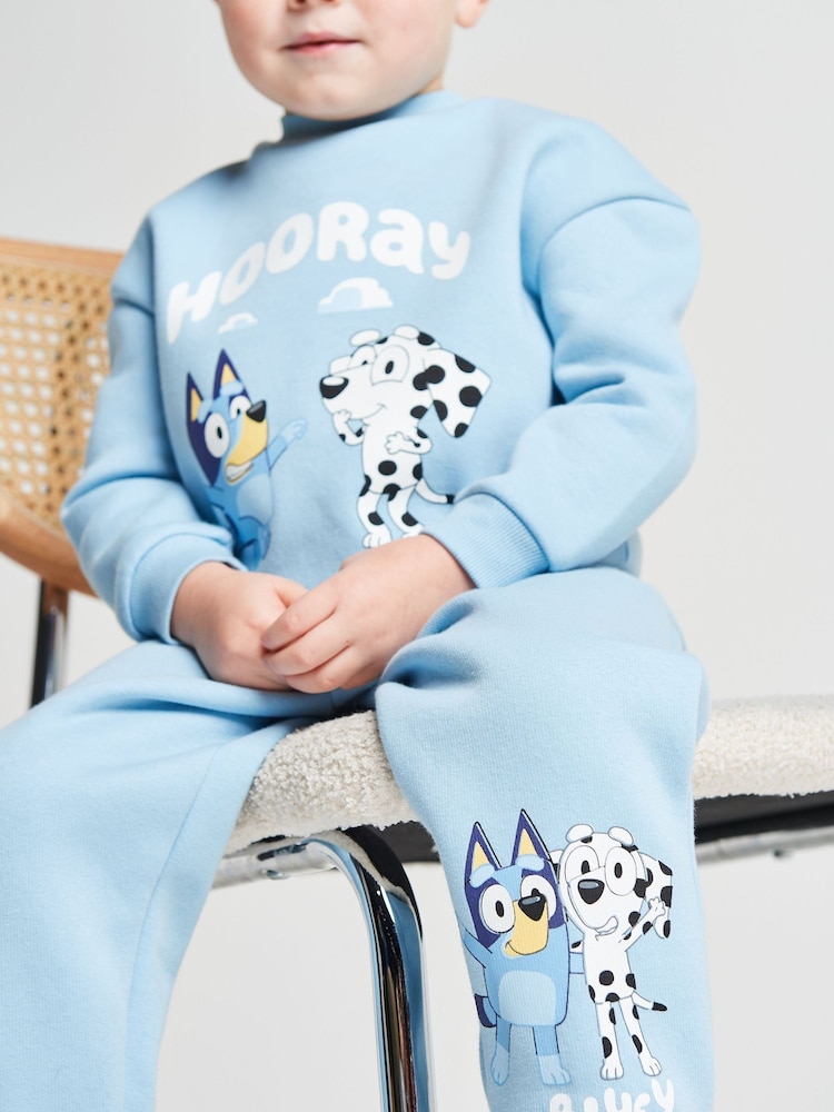 Brand Threads Blue Bluey Joggers Set - Image 6 of 6 Brand Threads Blue Bluey Joggers Set - Image 6 of 6