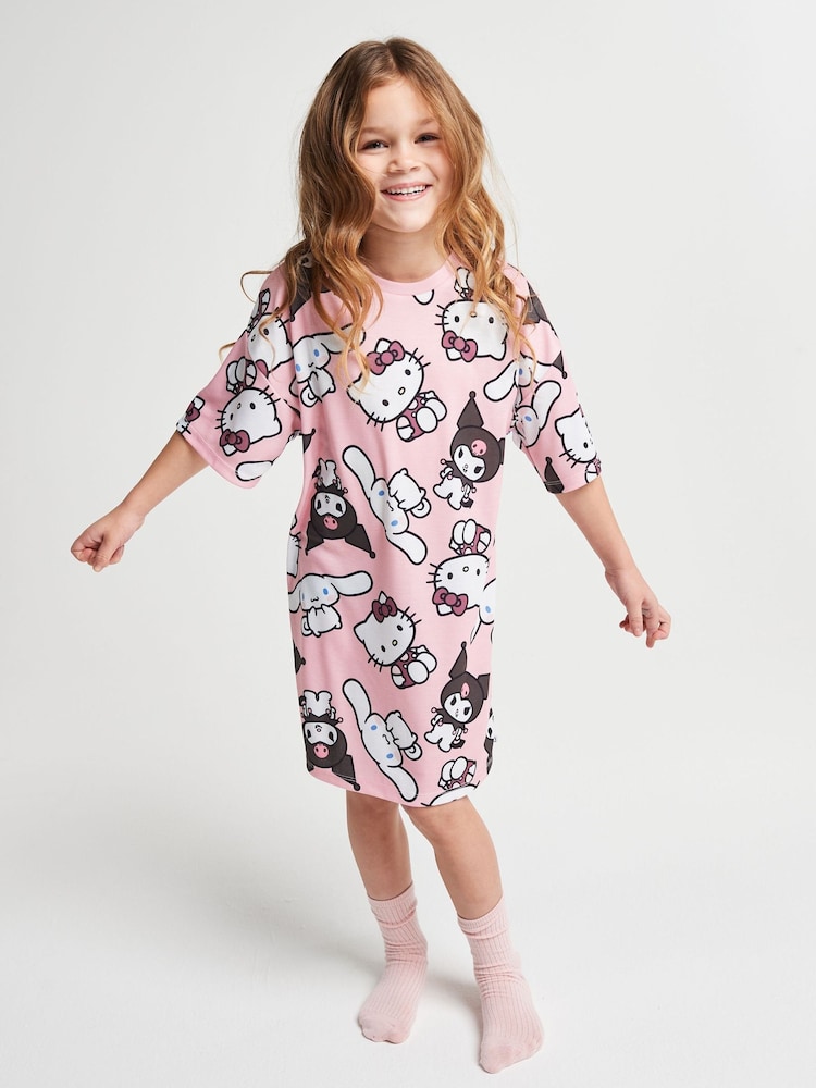 Brand Threads Pink Hello Kitty Nightie - Image 1 of 6