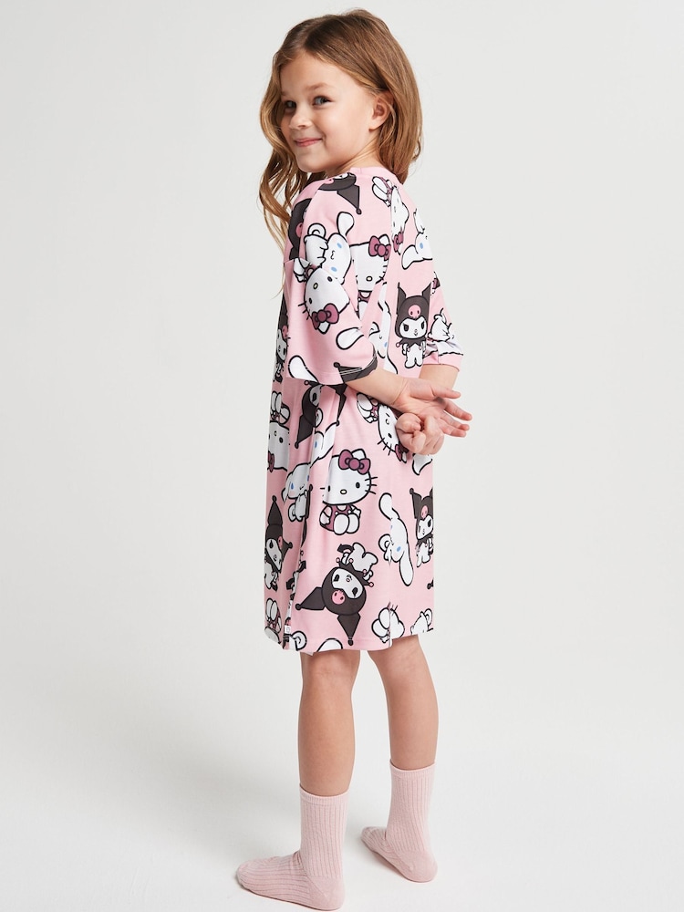 Brand Threads Pink Hello Kitty Nightie - Image 2 of 6
