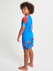 Brand Threads Blue Spiderman Sunsafe Suit - Image 2 of 6