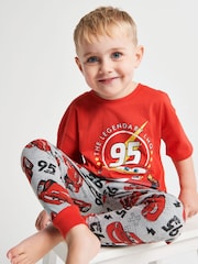 Brand Threads Red Cars Short Sleeve Pyjamas Set - Image 4 of 6