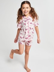 Brand Threads Pink Hello Kitty Short Pyjamas Set - Image 1 of 6