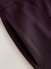 勃艮第红色 - N.Premium Pleated Culottes - 图片4 / 9