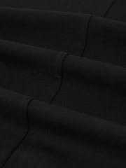 Schwarz - Reiss Millie Baumwoll-T-Shirt mit Flügelärmeln - Bild 6 von 6