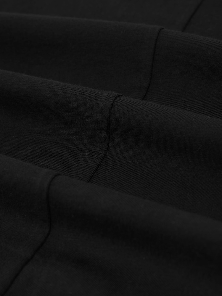 Schwarz - Reiss Millie Baumwoll-T-Shirt mit Flügelärmeln - Bild 6 von 6