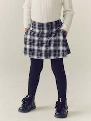 Black/ White Embroidered Bow Wrap Skort (3mths-7yrs) - Image 1 of 8