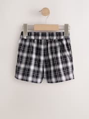 Black/ White Embroidered Bow Wrap Skort (3mths-7yrs) - Image 6 of 8