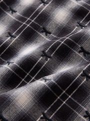 Black/ White Embroidered Bow Wrap Skort (3mths-7yrs) - Image 7 of 8