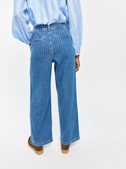 جينز واسع الساق بخطوط دنيم من Oliver Bonas - صورة 2 من 7