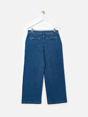 جينز واسع الساق بخطوط دنيم من Oliver Bonas - صورة 4 من 7