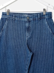 جينز واسع الساق بخطوط دنيم من Oliver Bonas - صورة 7 من 7